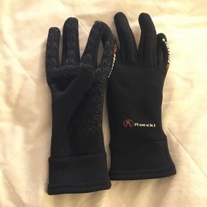 Roeckl Polartec fleece-lined riding gloves